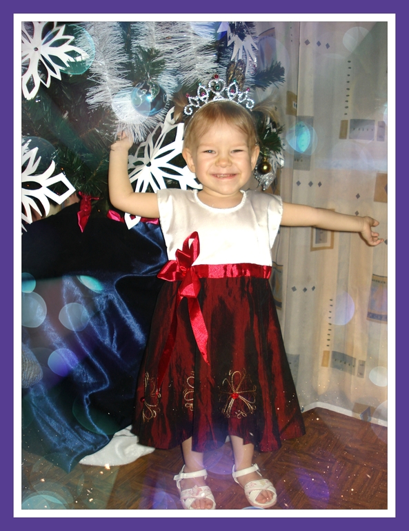 Новогодняя Дашуля :)