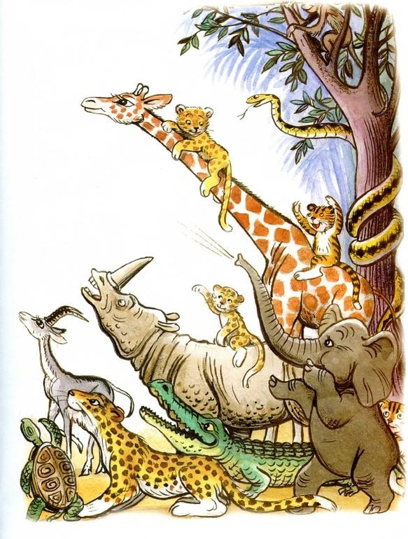 К.Чуковский:Айболит. Худ. В.Сутеев