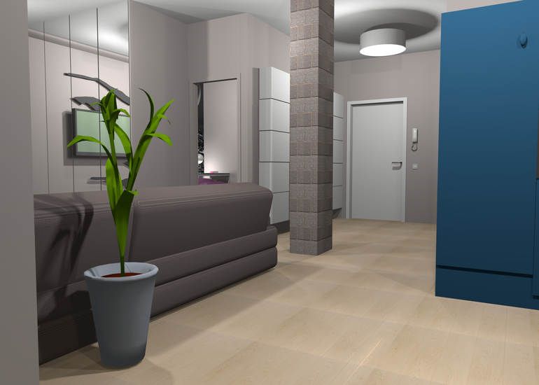 Однокомнатная квартира. Дизайн-проект.