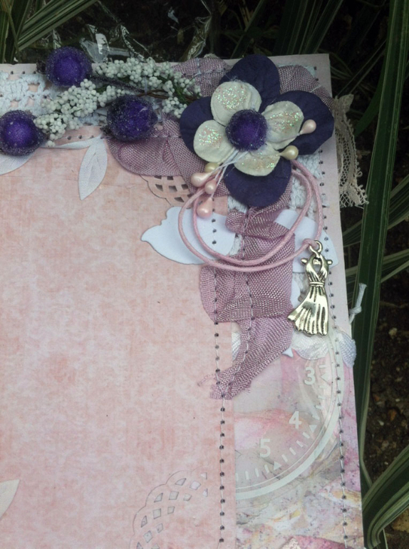 Розово-бирюзовый альбомчик!