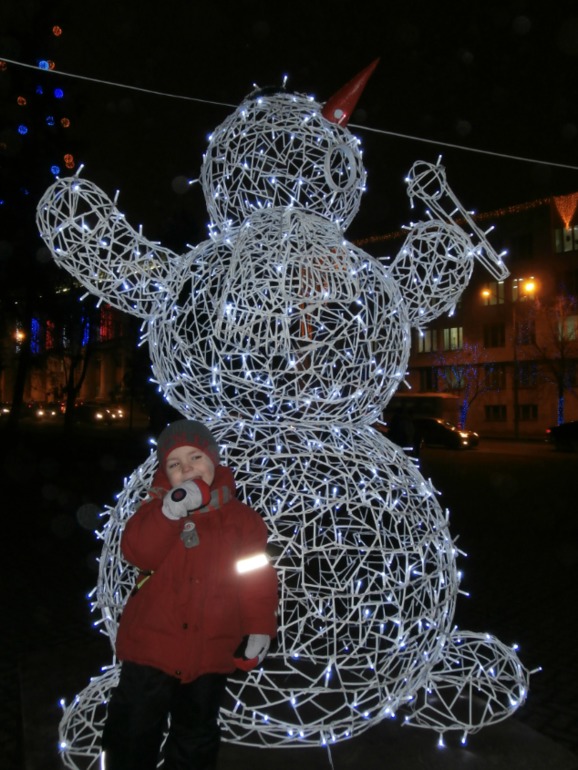 городская елка.