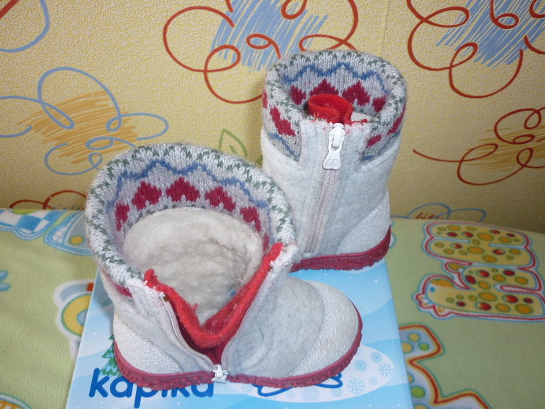 Валенки детские "Капика", Длина по стельке 14-15см. (650 руб.)