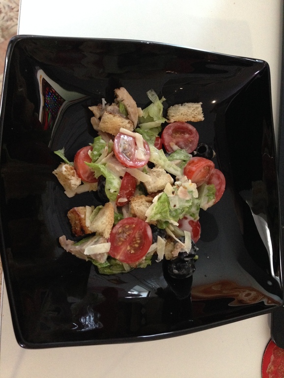 салат "Цезарь"!