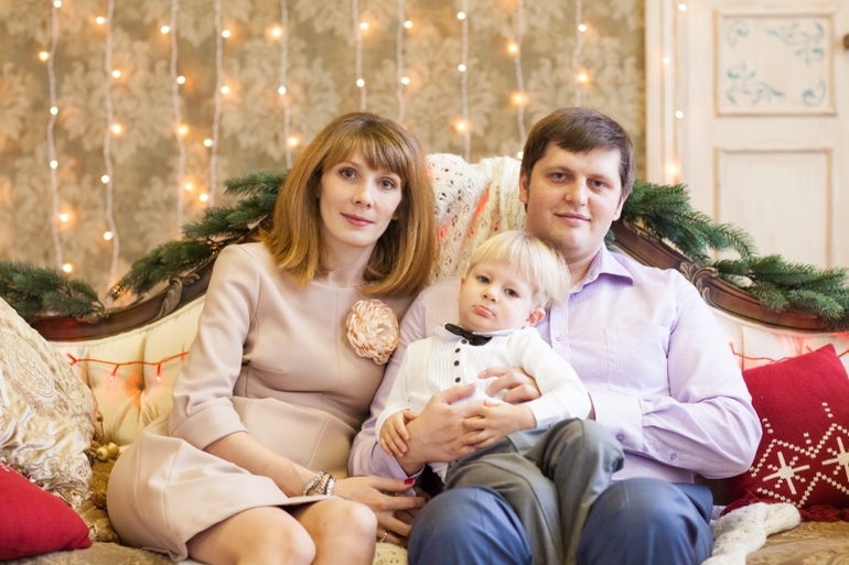 С новогодней фотосессии