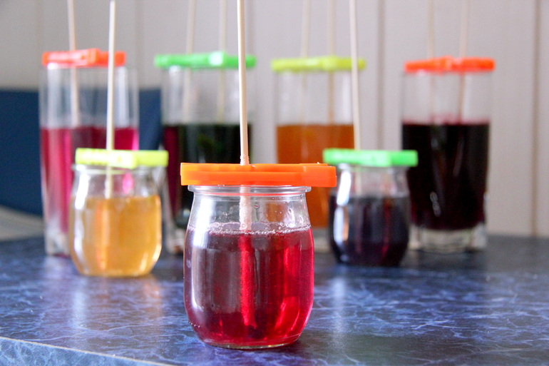 сладкая наука: леденцы-кристаллы