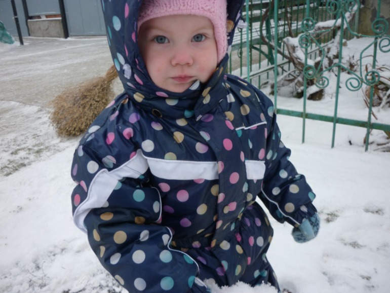 И у нас слегка снежок выпал