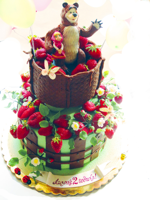 Маха шоколадно- ягодная)))