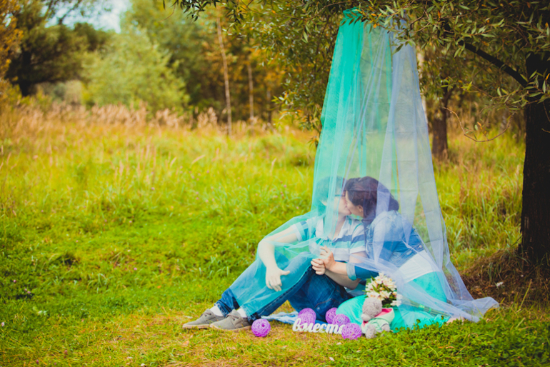 Фотосессия беременности для Оли и Жени