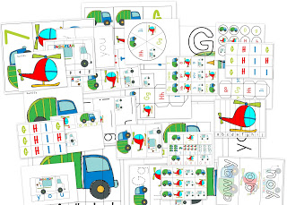 Счет - вертолетики машинки