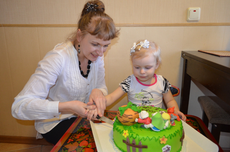 Алёнушке 2 года, В стиле "Репка"