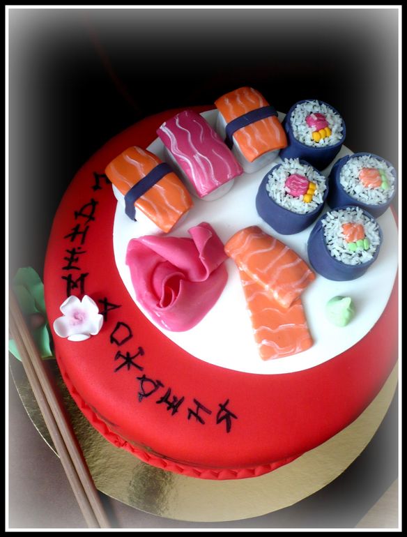 Торт с суши