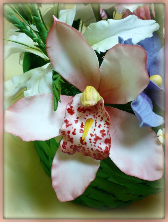 Мои сахарные цветочки с курсов.