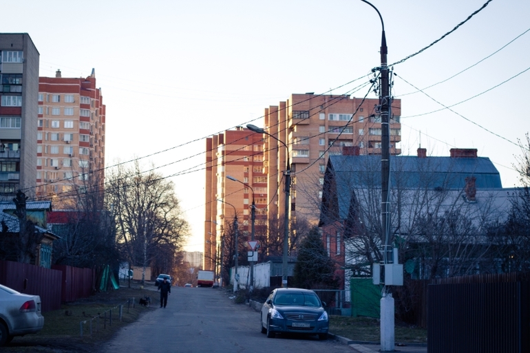 Подольские картинки в лучах заходящего солнца