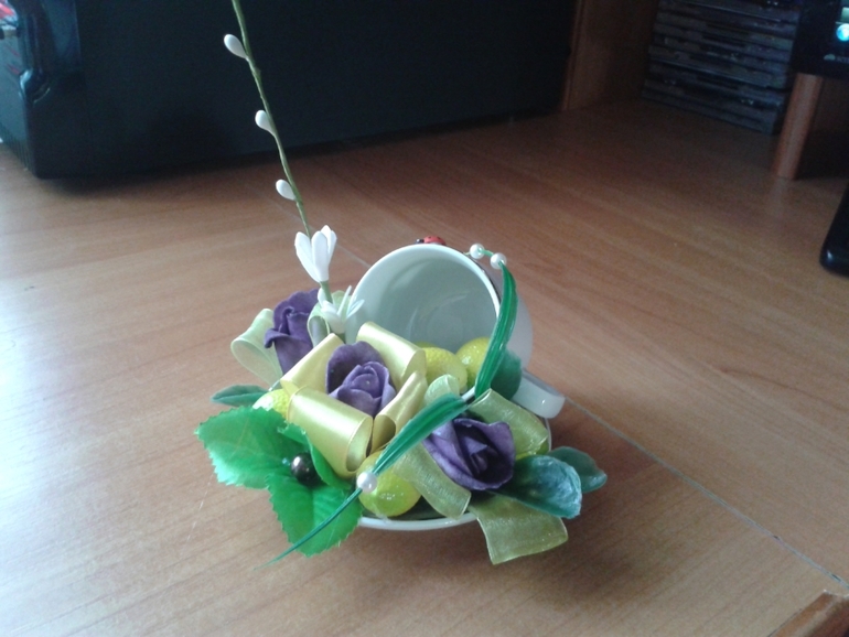 К пасхе и не только цветочные композиции...