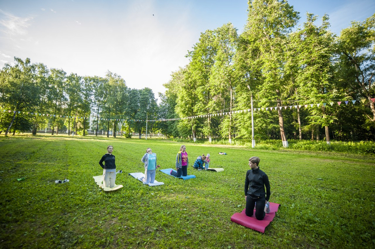 Зарядка с элементами йоги. Сурья Намаскар и Око Возрождения
