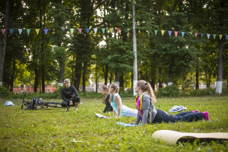 Зарядка с элементами йоги. Сурья Намаскар и Око Возрождения