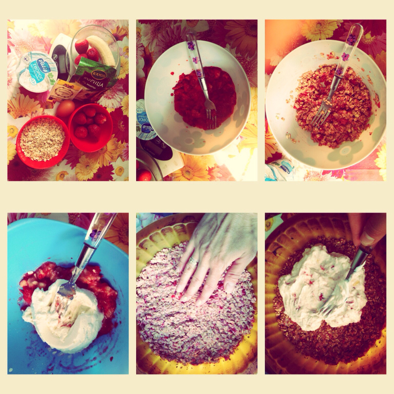 ПП тортик с клубникой ;)