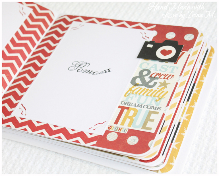 Альбом в американском стиле для мужчины-фотографа.