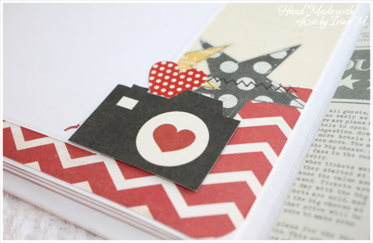 Альбом в американском стиле для мужчины-фотографа.