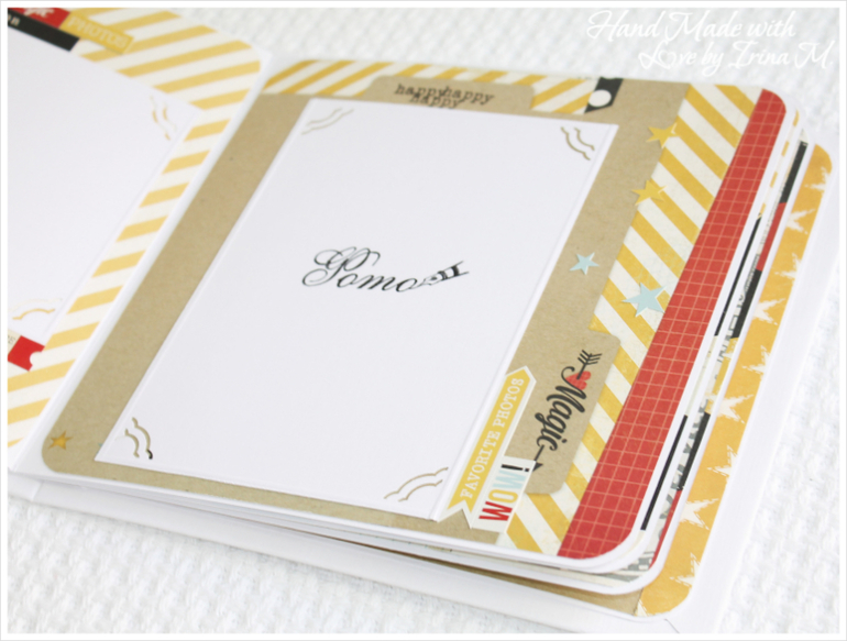 Альбом в американском стиле для мужчины-фотографа.