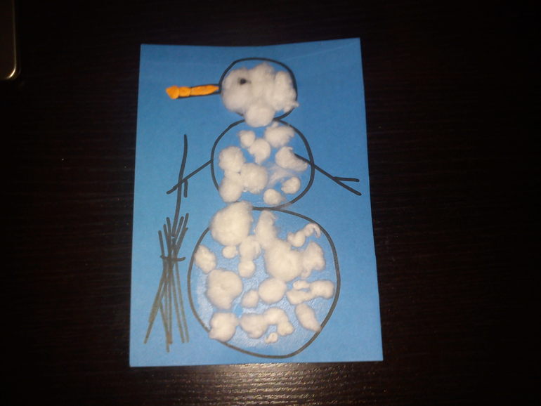 Работы из развивашки (Тема:Зима).