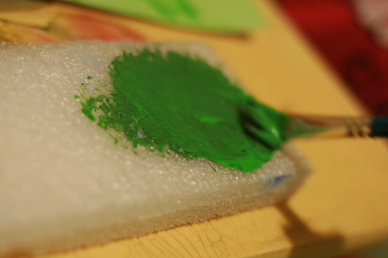 Рисуем мятой бумагой