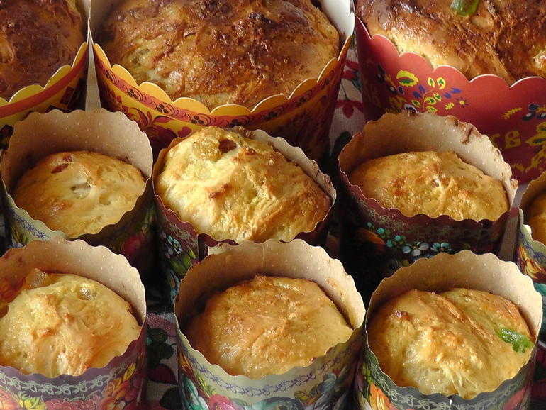 Вот и мои готовы куличики)) Почти)))