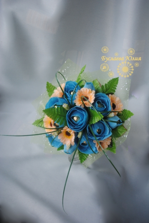 И снова ручной букет...