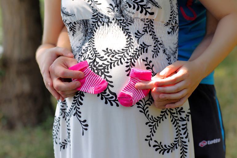 Наша семейно-пузатая фото-сессия)))