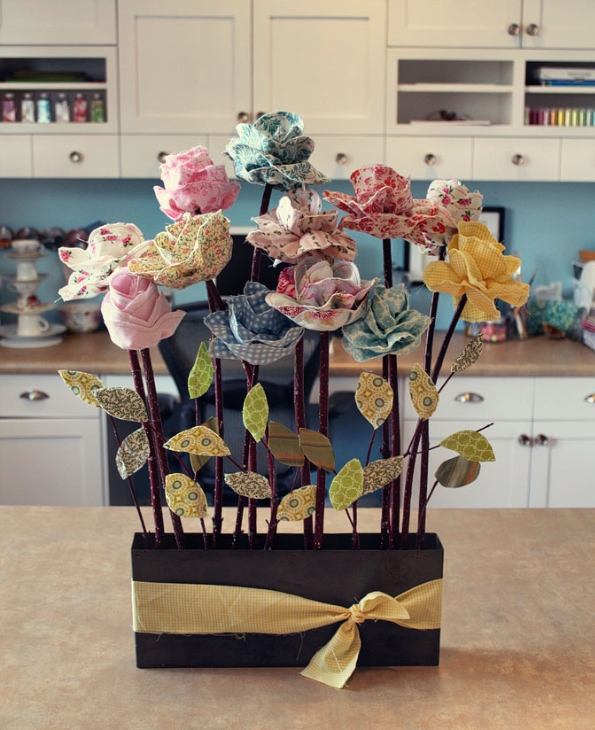 ИЮЛЬСКИЙ конкурс ЦВЕТЫ ИЗ ТКАНИ