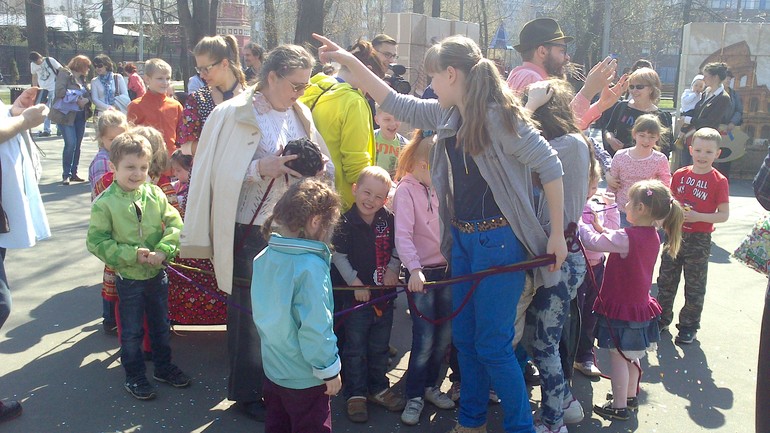 Пасха в парке Таганский