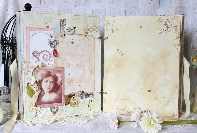 Альбом для романтичной барышни для фото и записей