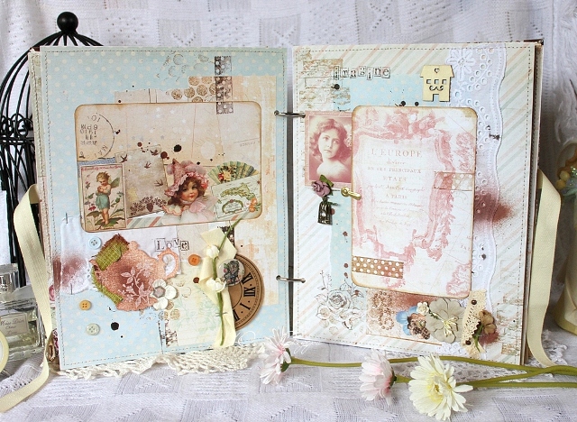 Альбом для романтичной барышни для фото и записей