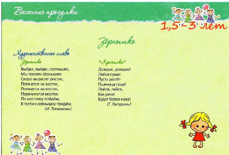 Карточки "Весенние прогулки"