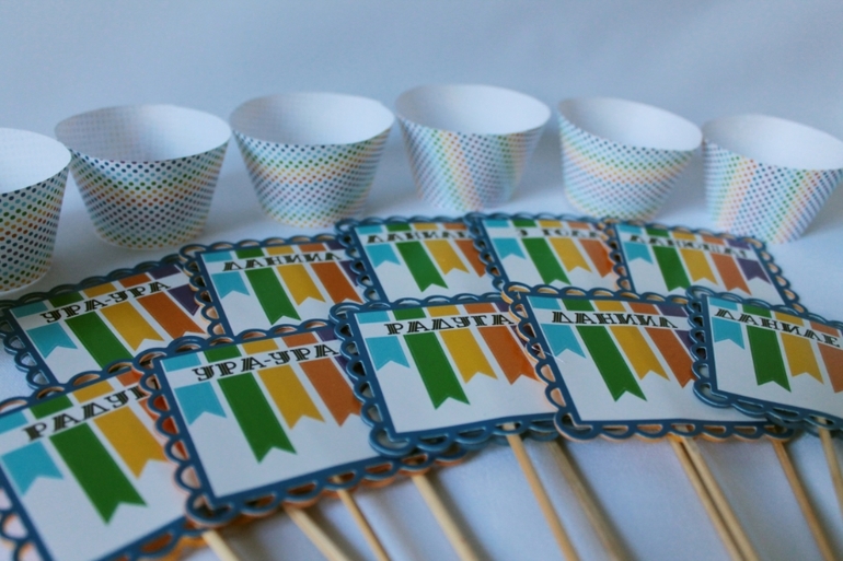 Радужное оформление