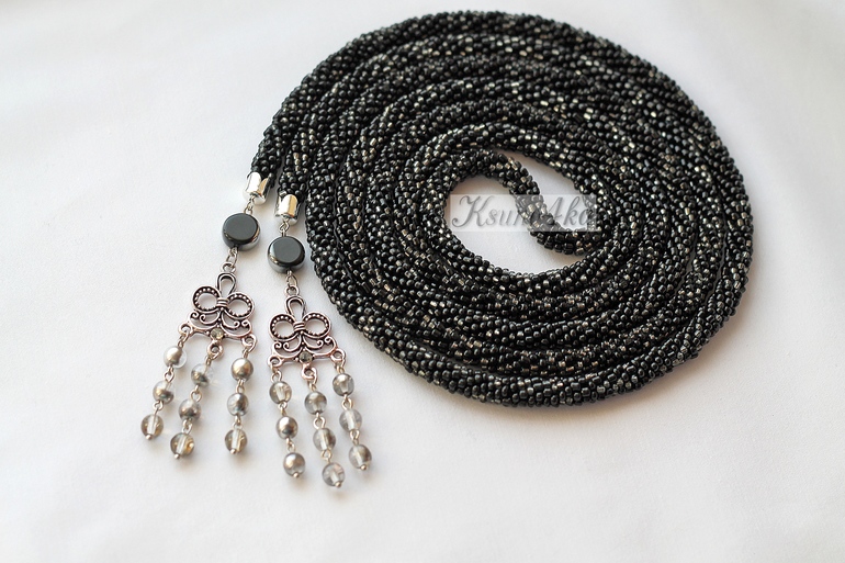 Лариат "Тёмное серебро"