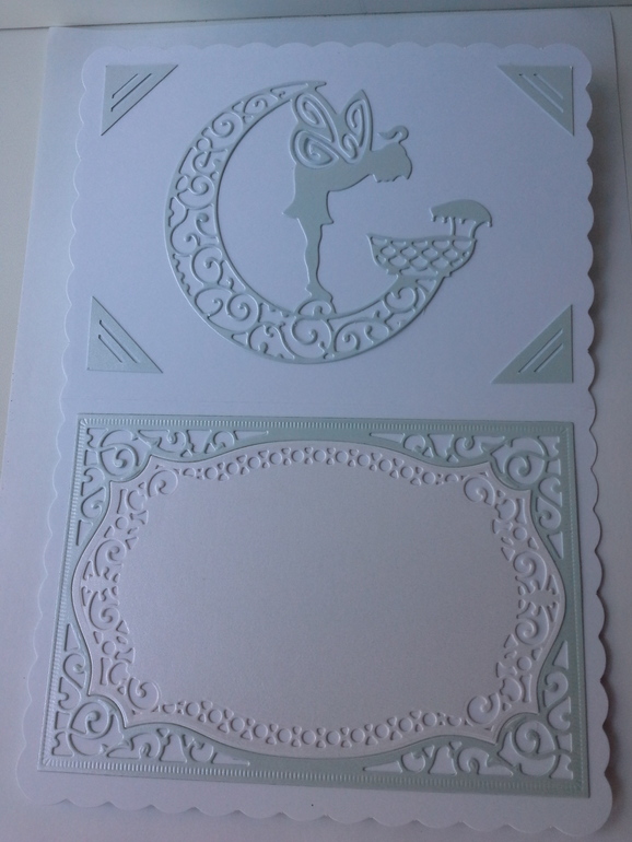 Открытка на крещение малыша