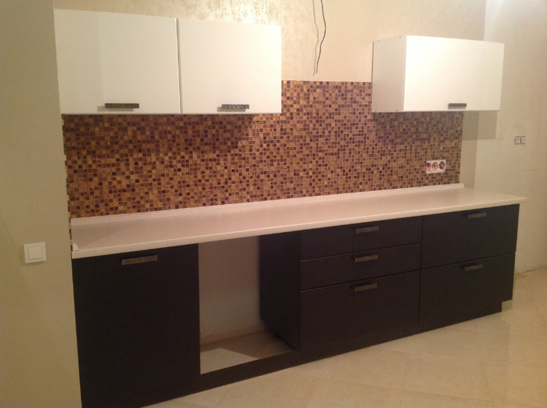 Наконец-то нам поставили кухню!!!)