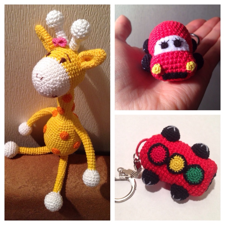 Девочка жирафик и брелок