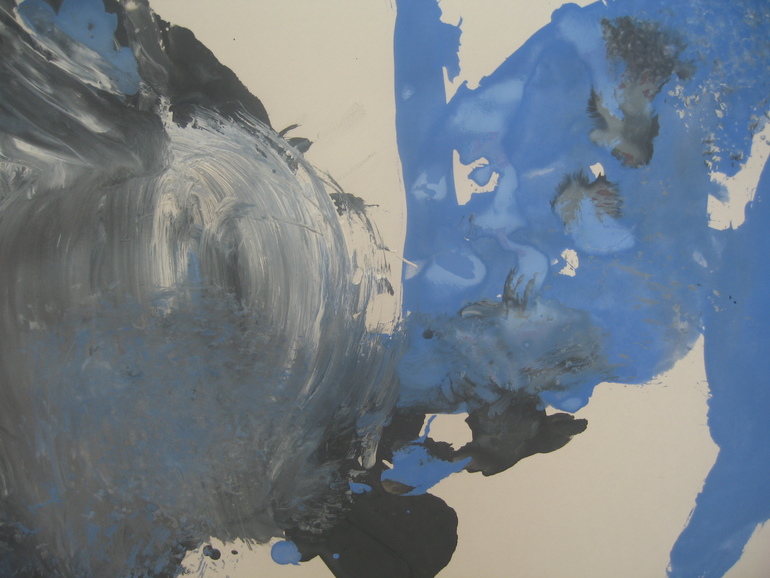 Рисование морской губкой