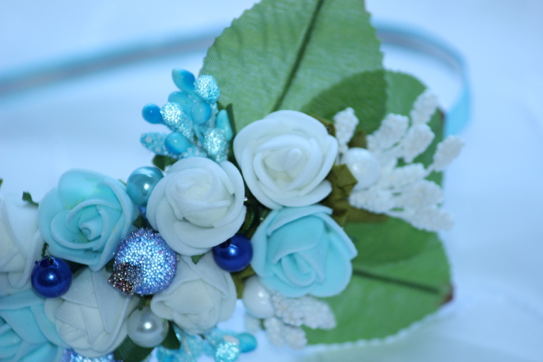 Ободочек нежно-голубой)))