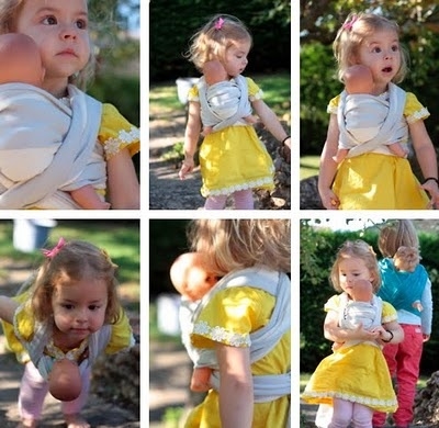 Маленькие "слинго-родители"