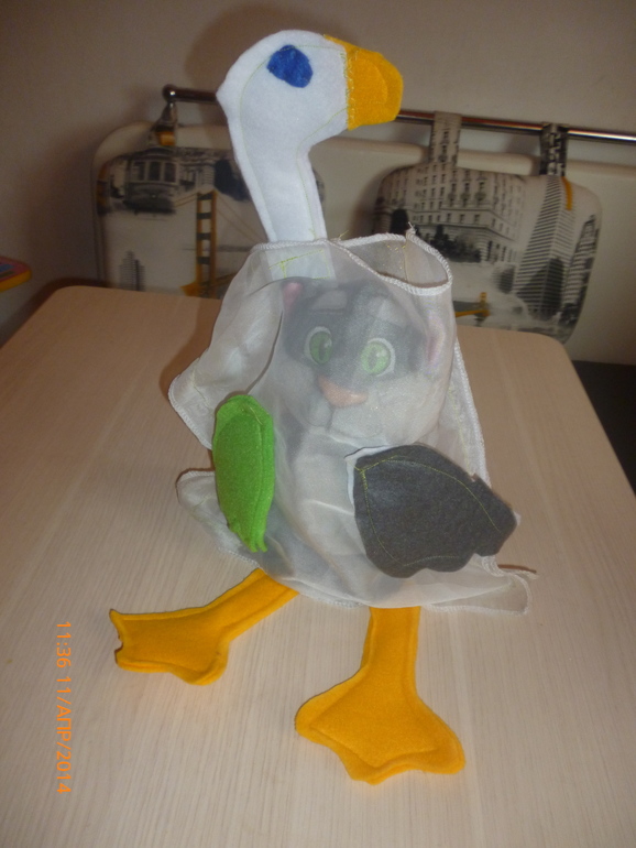 гусь и гусята