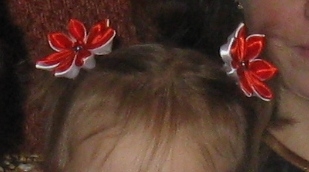 платье на ДР, резиночки и ободок