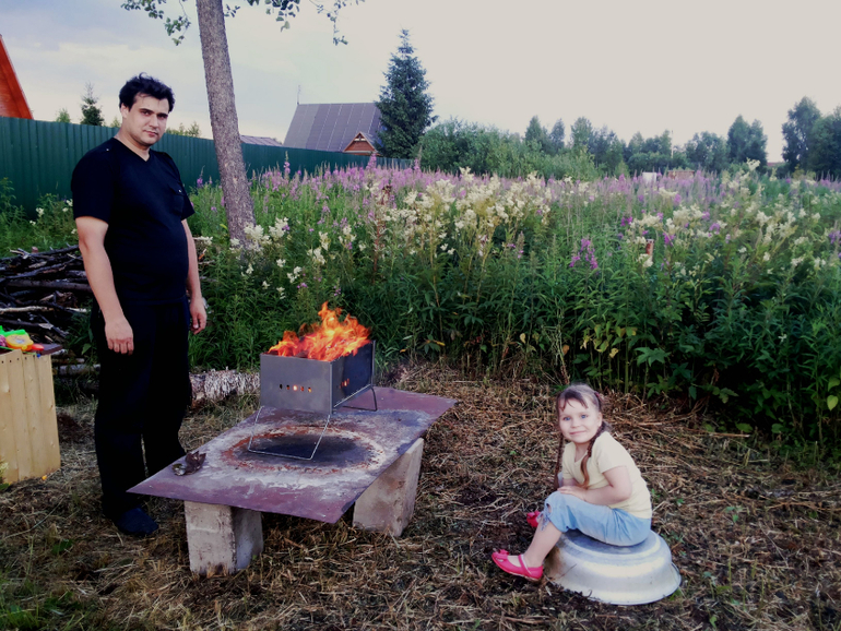 Выходные на даче.