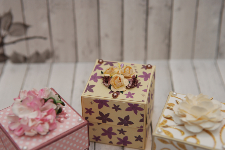 Коробочки к Пасхе, открытка