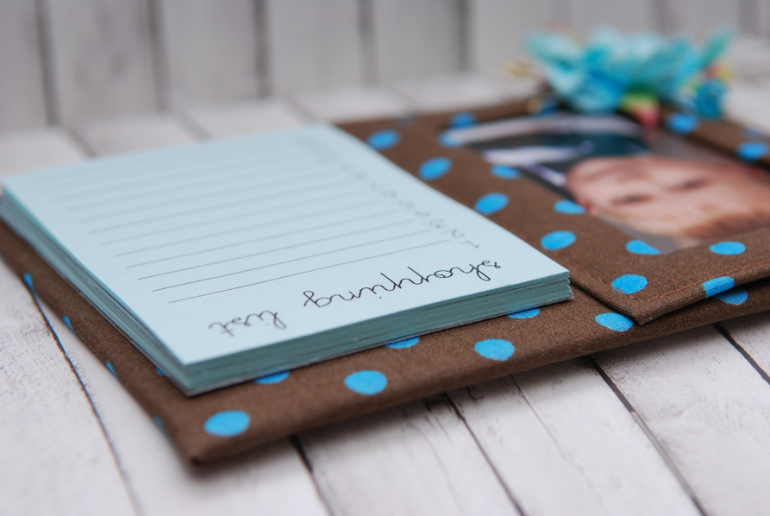 Мягкая фоторамочка с блоком для записи