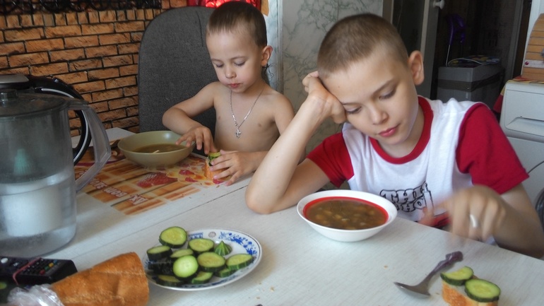 Один день из жизни нашей семьи