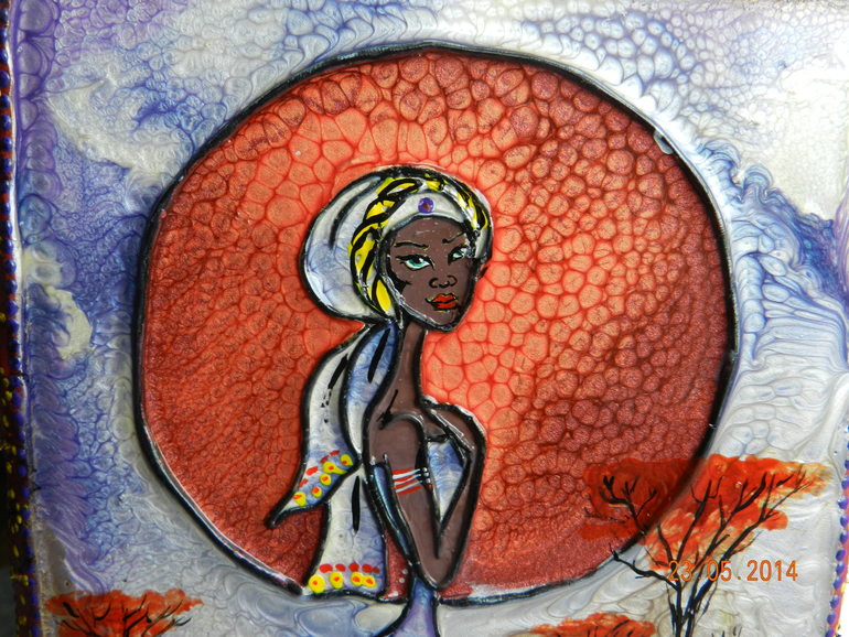 Ваза с красками "Призма"