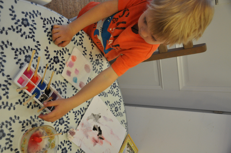 Рисование льдом